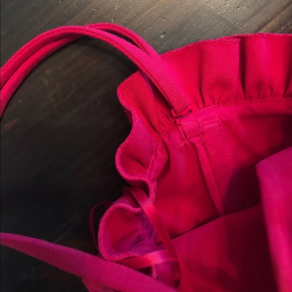 red ruffle french connection dress - Picture 3 of 7